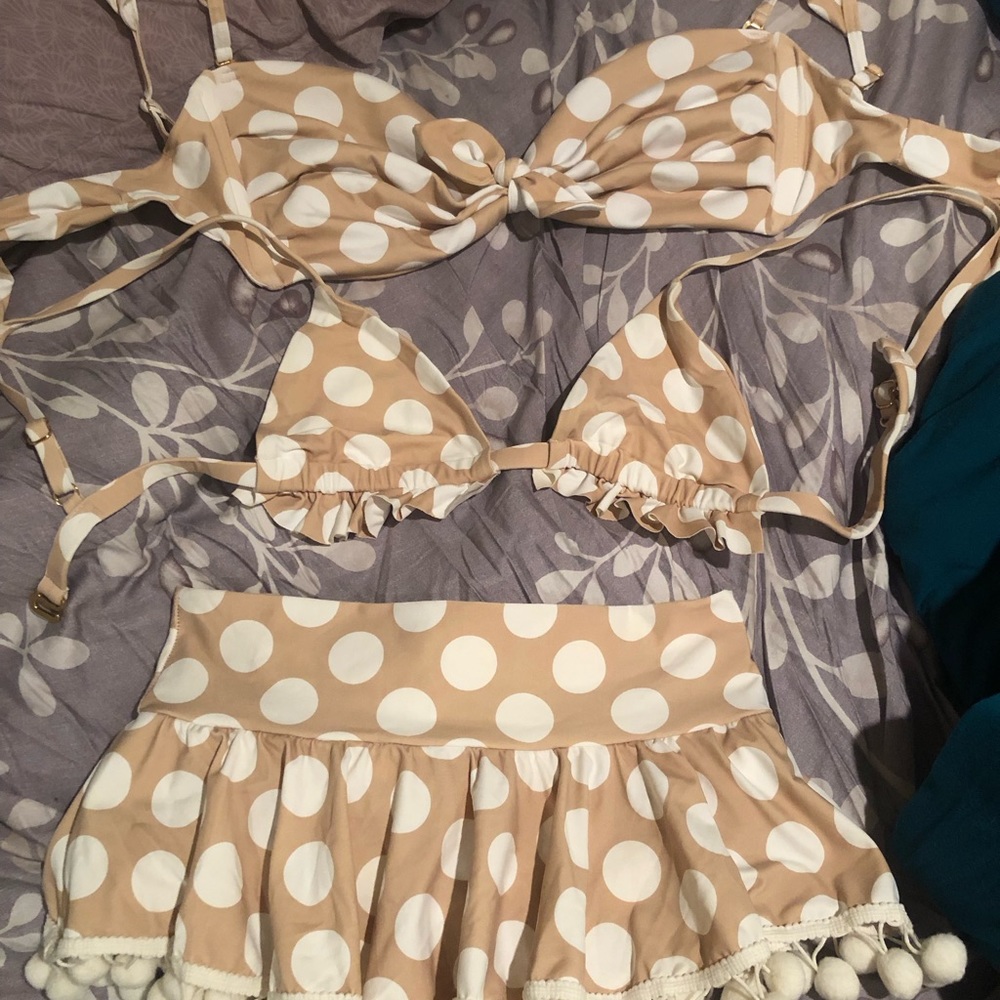 Montce polka dot bikini.
